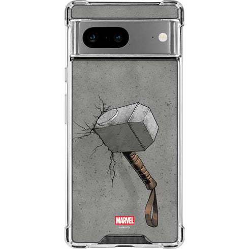 Marvel Thor Thor’s Hammer Mjolnir Google Pixel 8 Clear Case